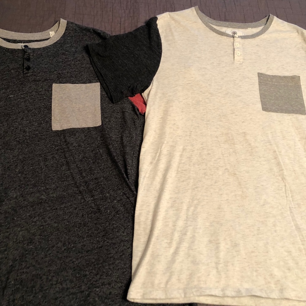 On The Byas Men's Henley's